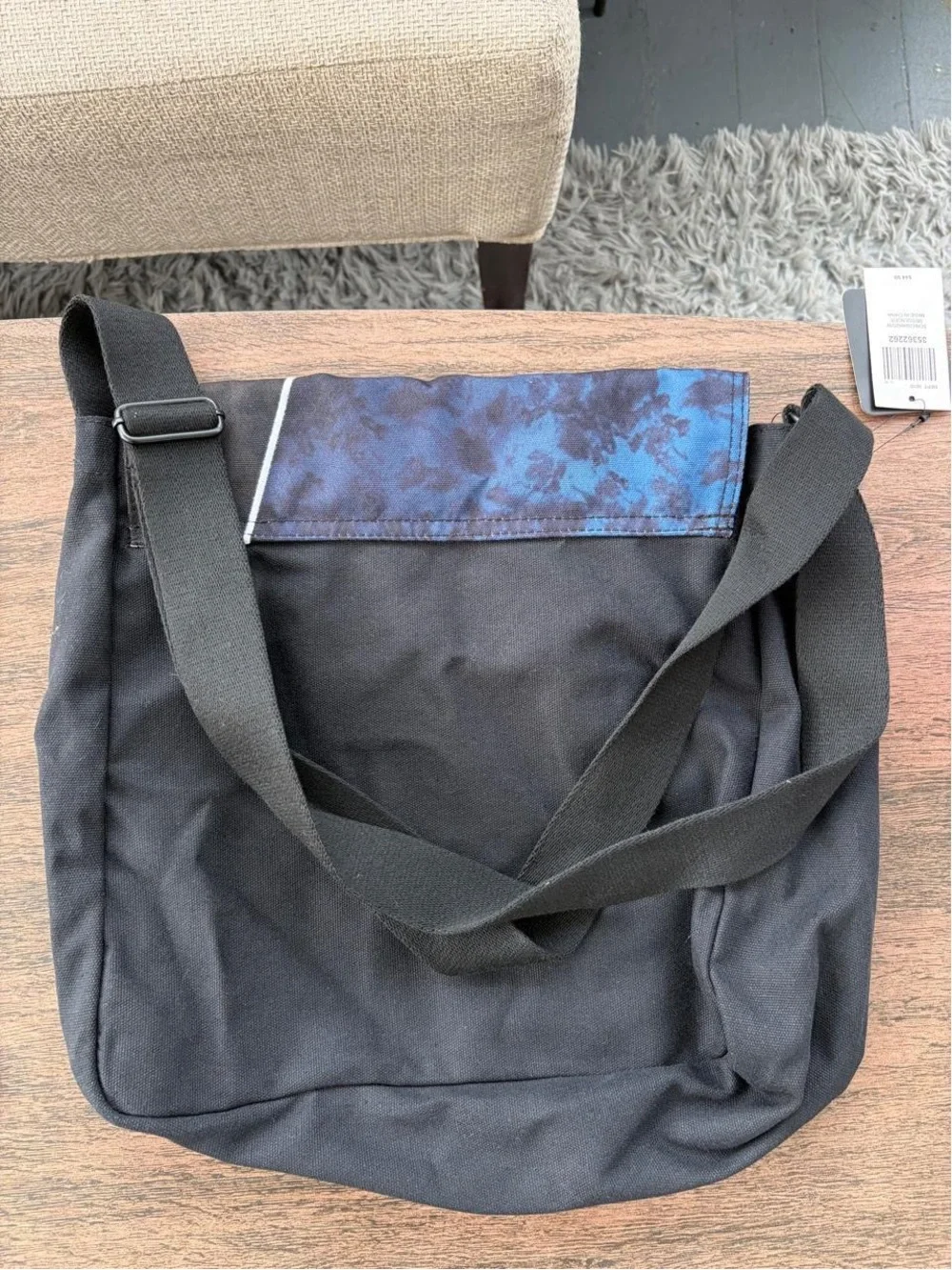 Sonic The Hedgehog Graphic Black Messenger Bag